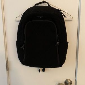 Vera Bradley Black Quilted Backpack